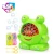 Import electric cartoon frog outdoor automatic blowing bubble machine toy with 120ML bubble soap water from China