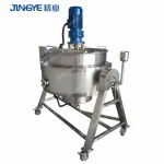 Electric Gas Steam Heating Meat Making Machine Beef Paste Jacketed Kettle Cooked Meat Product Cooking Mixer