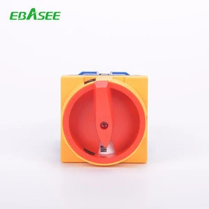 Electrical changeover cam rotary selector operation main switch