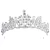 Import European and American Baroque Crystal Crown Tiara Diamond Wedding Bridal Tiara For Accessories from China