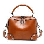 European And American Style Leather Bag For Women Borse Donna Cowhide Leather Bags For Women Genuine Leather