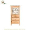 European-styled Retro Elegant Basswood Living Room Office Mechanical Movement Grandfather Clock for Collection Storage