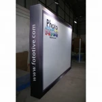 Expo 1X3 Advertising Backdrop Banner Wall Trade Show Pop Up Display Stand