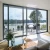 Import Exterior floor to ceiling windows patio balcony black low e double glazed laminated glass sliding door from China