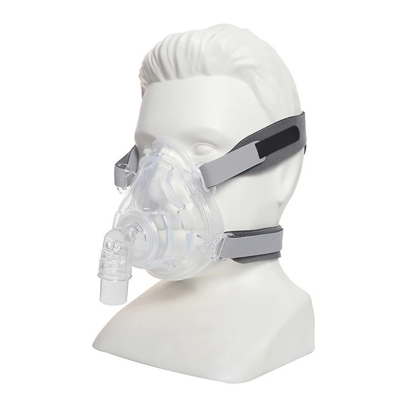 FA-01A Silicone CPAP mask full face for BIPAP BMC Resmed Respironics COPD breathing machine Beautiful packing bag