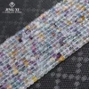 Faceted Loose Stone Square Blue Fluorite Clear Crystal Natural Cube Faceted Beads Crystal Beads