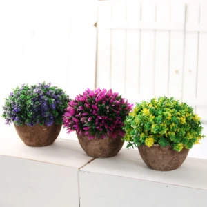 Factory Direct Artificial Tree Flower Ornamental Wholesale Artificial Potted Plants
