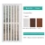 Factory direct Living Room Divider Glass PVC Accordion Doors Fast Delivery