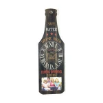 Factory direct price bottle shape mdf digital table clock for bed room