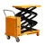 Import Factory Direct Sales Mobile Scissor Lift Truck Small Manual Mobile Hydraulic Scissor Table Truck from China