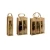 Import Factory Direct Waterproof Jute Wine Bag for three Bottle Wine from India