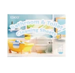 Factory Disposable Toilet Bowl Cleaner Sheet Biodegradable Toilet Bowl Cleaner Tablet Sheet Toilet Cleaning Sheets