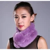 Factory hot sales Fur short loop rabbit fur scarves Cute design rabbit hair scarf fur
