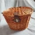 Import Factory Hot Sales Hand Made With Lid Bicycle Wicker Retro Bicycle Basket from China