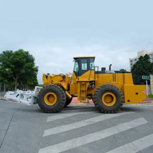 Factory machine larger EPA 4WD diesel wheel loader 18 ton 23 ton 40 ton forklift front loader for construction works