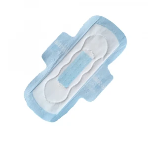 Factory manufacture various organic sanitary pad in private label plastic bag packaging sanitary pads manufacturing process