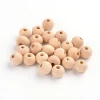 Factory Price 8mm Wood Beads Unfinished Natural