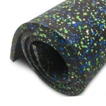 Factory price Anti Slip Rubber Floor Roll for Studio Exercise Rehabilitation Gym flooring/Epdm Granules Rubber Flooring