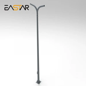 factory price Cheap Galvanized Powder Coating Street Light Steel Lighting Pole