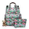Factory price wholesale multi functional backpack personalized printed modern diaper bags