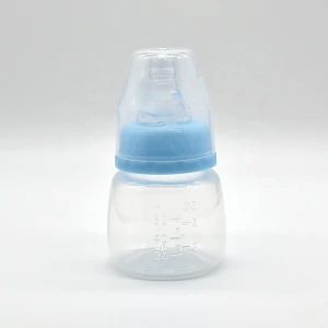 Factory Supply Bpa Free Custom Milk Newborn Infant Feeding Bottle Transparent PP baby bottle