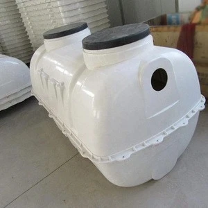 Factory Wholesale 2m3 Fiberglass GRP FRP Household Mini Septic Tank, 500 gallon fiberglass septic tank