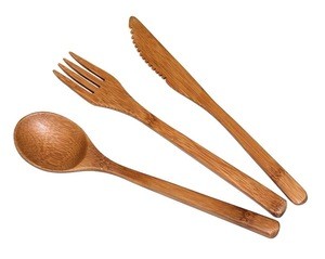 Fancy Disposable Organic Cooking Reusable Bamboo  Travel Kitchen Utensils