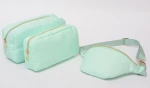 Fashion Bright Color Nylon Pouch Women Mens Woman Kids Custom Logo Chenille Patch Wholesale Bum Waist Fanny Pack Chest Bag