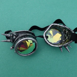 Fashion Round Kaleidoscope Sunglasses Adult Designer Eyewear Kaleidoscope lens Glasses