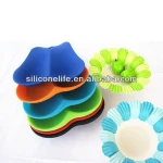 FDA ,LFGB standard custom double silicone spoon rest