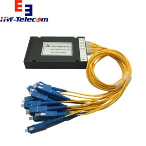 Fiber optic equipment 16CH cwdm fiber channels multiplexer cwdm or dwdm mux mudex