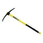 Fiberglass handle Mattock Pick axe Steel  Head