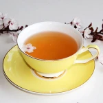 fine porcelain yellow cup saucer pink tea cups red colored coffee cup set