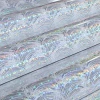 Fish Scale glittering pattern best selling decorative glitter 3d wallpaper 3D holographic laser treatment film