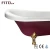 Import FITO High Quality Red Indoor Tub Acrylic Cast Corner Soaking Bathtub Bath Tub from China