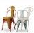 Flash Furniture French Style Metal Industrial Cafe Chair