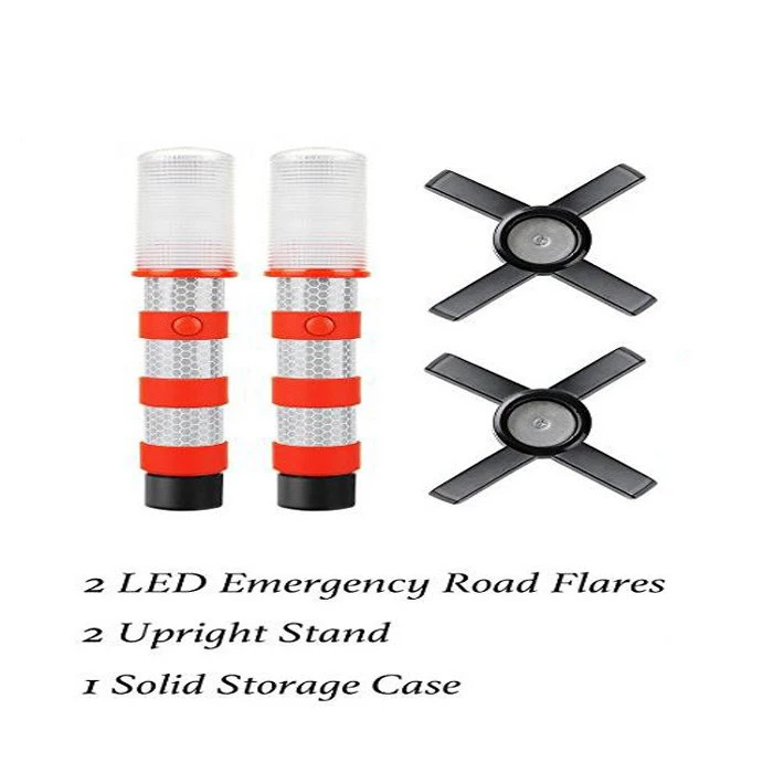 Flash Sale LED Emergency Roadside Flares Safety Strobe Lights 360 Degree Road Warning Beacon Flare Traffic Light,Magnetic Base