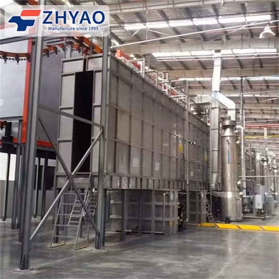 Flexible and Durable Automatic Pretreatment System for Metal Cabinets