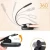 Import Flexible Easy Clip On 5 or 9 Level Brightness Cool and Warm Light Reading Lamp Soft Table Light for Night from China