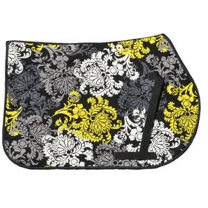 Floral Print Best Price All Purpose Quilted Saddle Pad Horse Riding Equestrian Jump