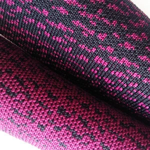 Fly knitting for shoes upper polyester fabric material thickness 2.1mm width 55" two colors KS-7145