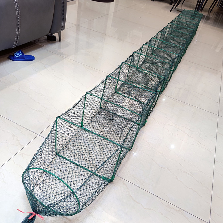 Buy Folded Fishing Net Fish Shrimp Crayfish Crab Baits Cast Mesh ...