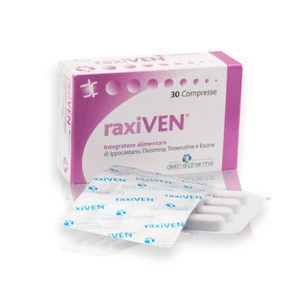 Food dietary healthcare supplement for blood trophism microcirculation - RaxiVEN - Gluten Free - made in Italy
