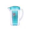 Food grade 1.8L plastic water jug / plastic water pitcher with lid