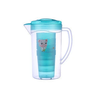 Food grade 1.8L plastic water jug / plastic water pitcher with lid