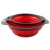 Import Food Grade Silicone 2pcs Collapsible Colander Strainers Set with Grip Handles from China