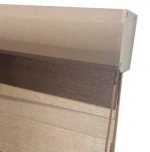 For Office Sliding Doors  Blackout Window Treatment Valance Dual Layer Sheer or Privarcy Zebra Blinds