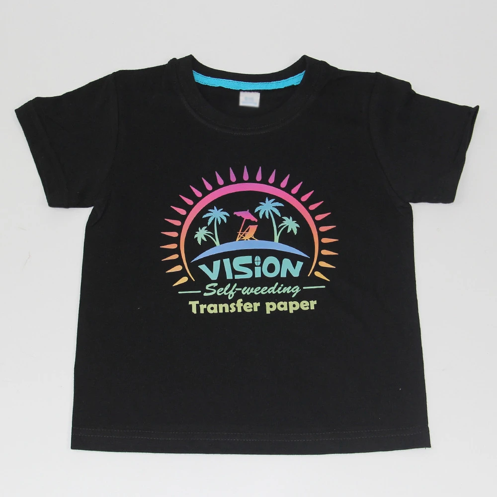 Forever Dark No Cut Laser Transfer Paper Self Weeding Transfer Paper for Cotton Dark T-shirt