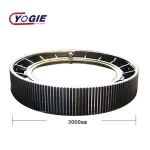 forged steel cast ball mill concrete mixer inner outer helical large diameter internal spur metal big ring gear