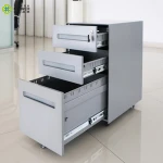 Foshan popular office mobile pedestal 3 drawers filing cabinet used office cabinet